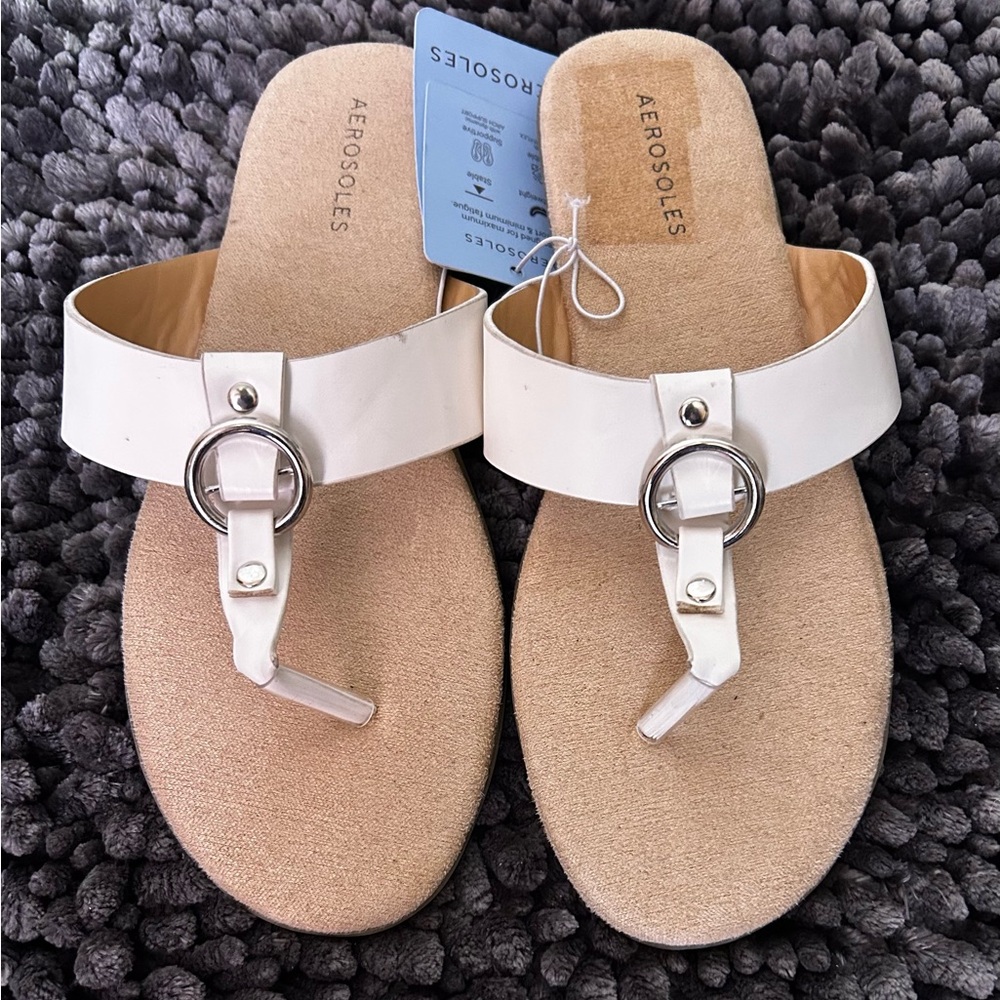 Aerosoles Slip on Thong Style Sandals/Shoes Size 10